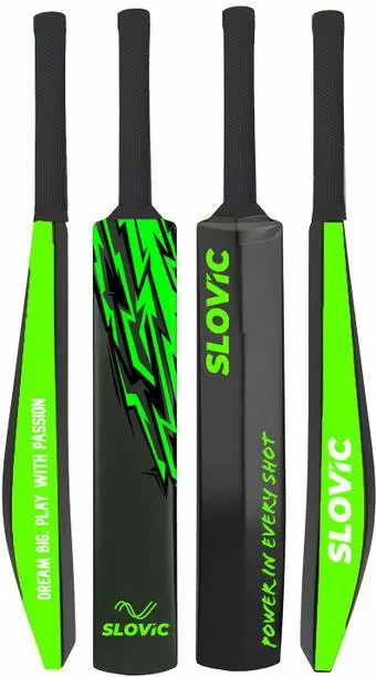 SLOVIC Lightweight High-Quality Plastic Tennis Cricket Bat| Indoor & Outdoor PVC/Plastic Cricket Bat For 15+ Yrs  (850 g)