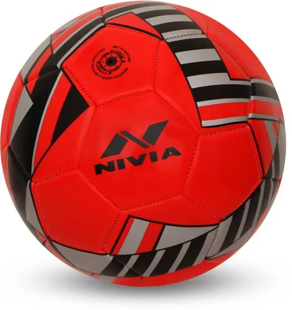 NIVIA Blade Machine Stitched Football Football - Size: 3  (Kids, Pack of 1, Red)
