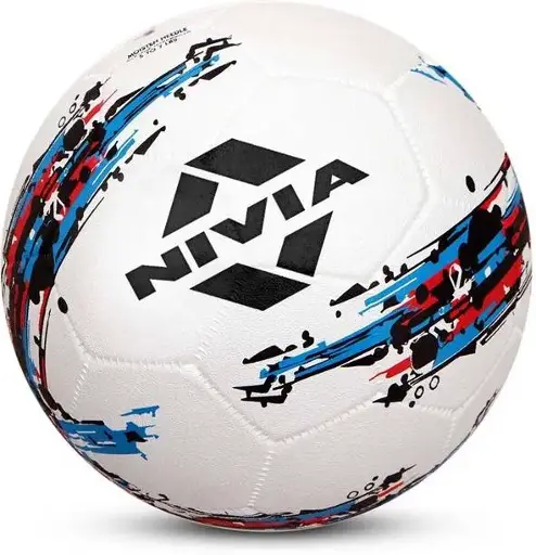 NIVIA Storm Football - Size: 5  (Standard, Pack of 1, White)