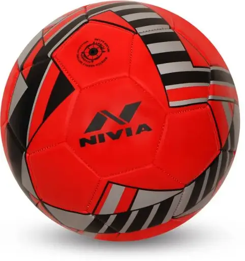 NIVIA Blade Machine Stitched Football Football - Size: 3  (Kids, Pack of 1, Red)
