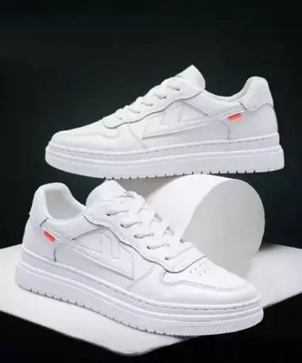 Sneakers For Men  (White , 8)